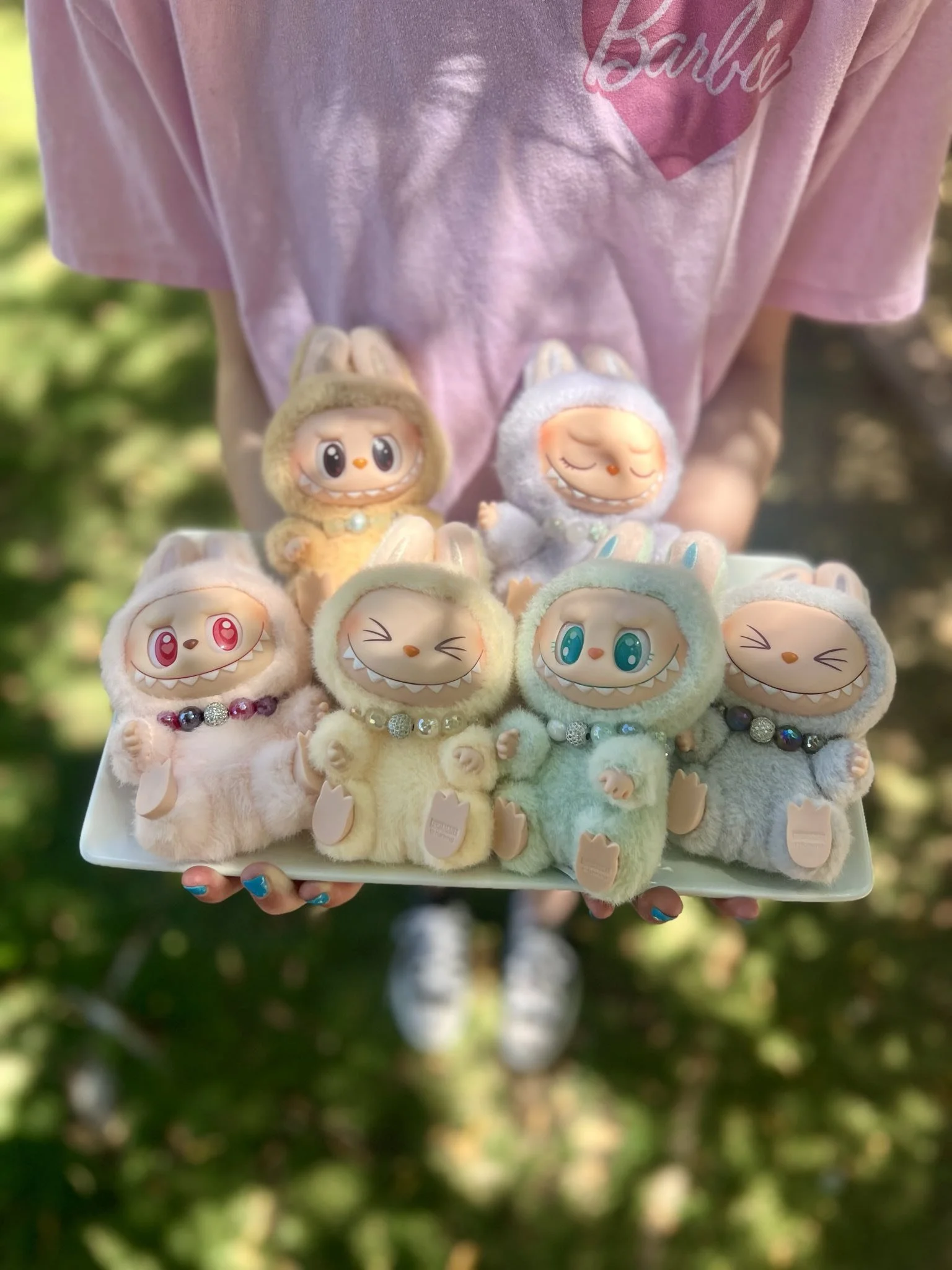 EXCITING MACARON フルセット Labubu Labubu Exciting Macaron Series Vinyl Plush Pendant Blind Box